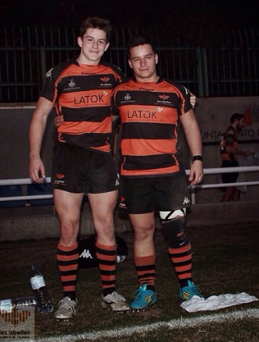 Joan Pradells de joven jugaba al rugby